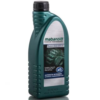 Масло трансмиссионное MABANOL Radon Gear ATF III Mercon V ( MV) для АКПП 1л синт.