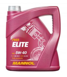 Масло моторное MANNOL 7903 Elite High Tech 5w40 4л