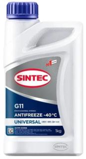 Жидкость охлаждающая Sintec Антифриз Universal синий 1 кг 