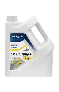 Жидкость охлаждающая Антифриз VITEX O.E.M. for Renault Nissan -40 5кг