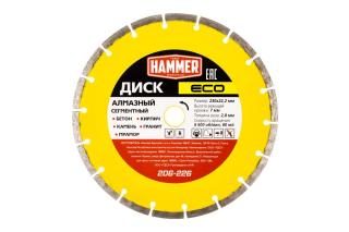Диск алм.230х22 мм сегментный Hammer ECO 206-226   