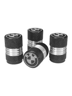 Колпачки на нипель BMW черный металл (уп.4шт) KNV 008L-4 MASHINOKOM