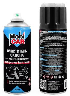 Очиститель салона  520 мл универсальный со щеткой 0513-02-MC (12) MOBICAR
