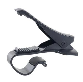 Держатель для телефона на козырек торпедо прищепка черный Perfeo-525 PF_5222 PERFEO (100)