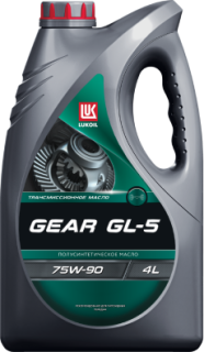 Масло трансмиссионное ЛУКОЙЛ GEAR GL-5 75W-90 п/с 4л