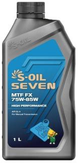 Масло трансмиссионное S-OIL 7 MTF FX GL-4 75w-85w 1л