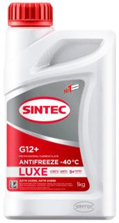 Жидкость охлаждающая Sintec Антифриз LUX красный G12+ 1 кг 