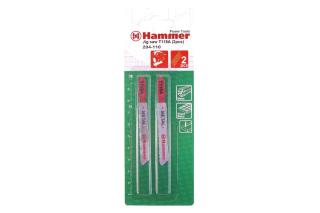 Пилка для лобзика T118A металл Hammer Flex 204-110 JG MT 67мм, шаг 1.1-1.5, HSS (2шт)