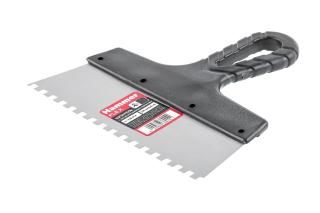 Шпатель зубчатый 200 мм 6х6 мм с антикор.покр.Hammer Flex  238-014 