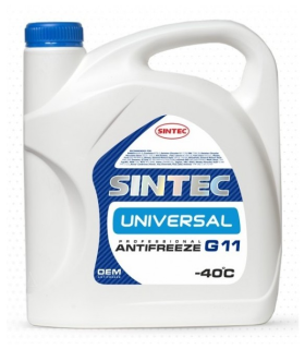 Жидкость охлаждающая Sintec Антифриз Universal синий 5 кг