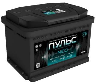 Аккумулятор ПУЛЬС NEO 75 о.п. 620А