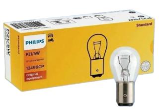 Лампа PHILIPS 12499CP P21/5W BAY15d Vision 12V 21/5W ( 12499ф ) / 10box