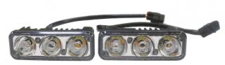 Дневные ходовые огни (DRL) AVS DL-3 (4.5W, 3 светодиодов x2шт)