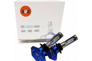 Лампа светодиодная 12-24V SVS HB4 -9006 серии S1+( CSP-чип/IP67/4000Lm/5000K/30W) к-т 2шт. 