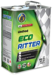 Масло моторное UNITED ECO-RITTER SAE 0W30 API SN/ACEA C2/C3 4л
