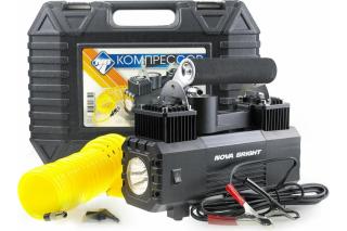 Компрессор автомобильный 65 л/мин АК-65 LED-фонарь Nova Bright (4)