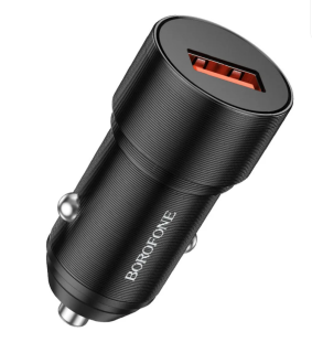 Устройство зарядное автомобильное 2 USB порта 2,4А черный BZ19 48500 Borofone