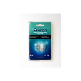 WY5W 12V (5W) автолампа YADA CLEAR бц желтый(блистер к-т 2шт)