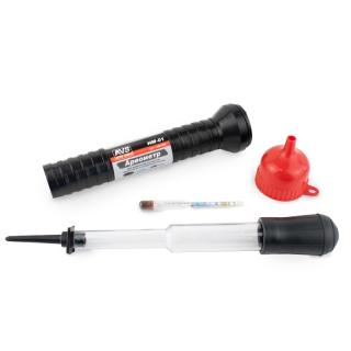 Ареометр универсальный электролит+тосол ( в пласт.тубе с воронкой) AVS HM-01