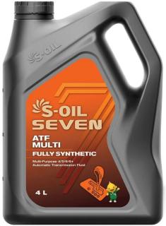 Масло трансмиссионное S-OIL 7 ATF MULTI 4л