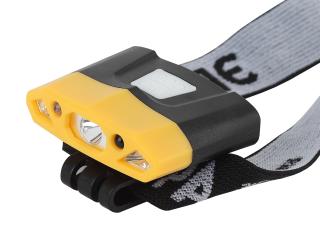 Фонарь налобный Практик(3Вт, LED+2 SMD, 3,7 Li  акк, сенсор) блистер GA-804 ЭРА