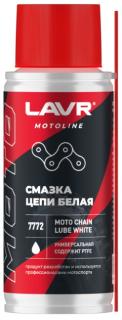 Смазка для цепей 140мл Белая аэрозоль LN7772 LAVR (12)