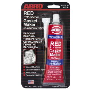11-AB Герметик прокладок (красный) 85 г ABRO (Made in USA)