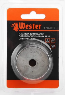 Насадка д/сварки полипропиленовых труб  WESTER 178-010 ф63мм
