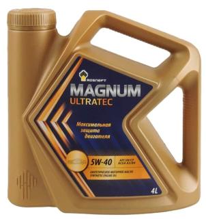 Масло моторное Rosneft Magnum Ultratec 5w40 4л