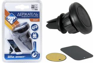 Держатель д/телефона дефлектор магнитный черный 46649 Nova Bright (25)