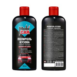 Полироль кузова 250 мл с карнаубским воском 0603-00 MC MOBICAR (12)