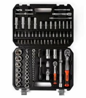 Набор инструмента профессиональный 1/4",1/2" (94 предмета)(6 граней) AV Steel