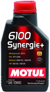 Масло моторное MOTUL 6100 Synergie Plus 10w40 1л