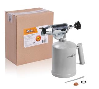 Лампа паяльная (горелка) бензиновая 1,5L серая AGT-06 