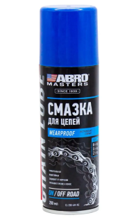 Смазка для цепи 200 мл аэрозоль CL-200-AM-RE ABRO MASTERS (24)