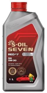 Масло моторное S-OIL 7 RED#7 SN 5w-30 1л.