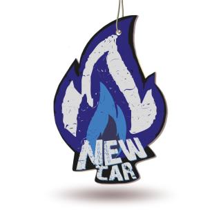 Ароматизатор AVS Fire Fresh (New car/Новая машина) AFP-005/AMP-005 бумажный (10)