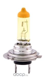 Лампа галогенная 12V SVS H7 серия Yellow 3000K 55W+W5W, к-т 2шт. Ver.2.0