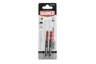 Пилка для лобзика T118G тонкий металл Hammer Flex 204-126 JG MT 76мм, шаг 0.8, HSS (2ш)