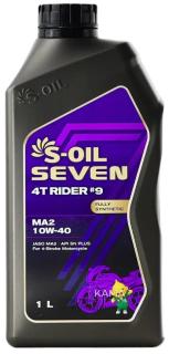 S-OIL 7 4T RIDER#9 SN JASO MA2 10W40 1л (12)