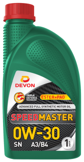 Масло моторное Devon Speed Master 0W-30 SN A3/B4 (кан. фас. 1 л)