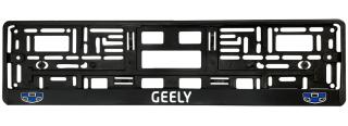 Рамка под номерной знак GEELY черный/серебро RG076A MASHINOKOM
