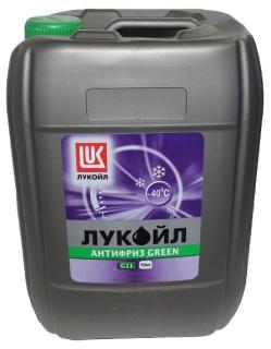 Жидкость охлаждающая ЛУКОЙЛ АНТИФРИЗ G11 GREEN 10кг.