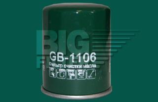 BIG FILTER GB-1106 Фильтр масляный KIA Sportage I 2.0i 94-05, MAZDA 626 2.0