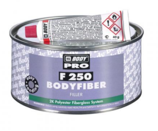 Шпатлевка 250 гр HB BODY FIBER F250 зеленый