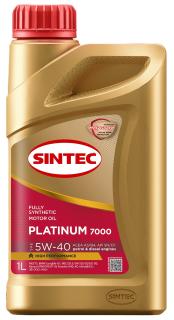 Масло моторное SINTEC PLATINUM 7000 SAE 5w40 API SN/CF ACEA  A3/B4 1л