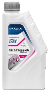 Жидкость охлаждающая Антифриз VITEX O.E.M. for Toyota Lexus -40 1кг