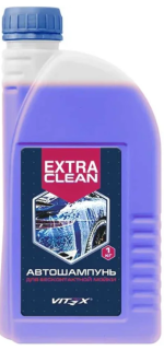 Автошампунь для бесконт.мойки Extra Clean 1 кг синий Vitex