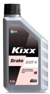 Жидкость тормозная KIXX Brake DOT 4 (0.5л.)