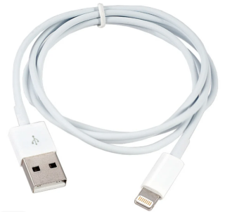 Кабель 8 PIN (Lightning) USB (1м) белый I4602 PERFEO